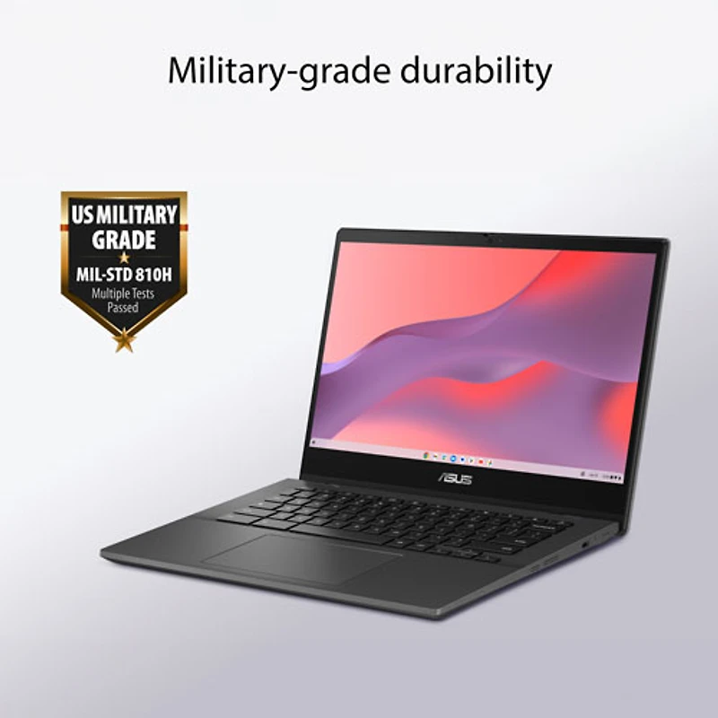 ASUS CM14 Flip 14" Touchscreen Chromebook - Gravity Grey (MediaTek Kompanio 520/128GB eMMC/8GB RAM//ChromeOS)