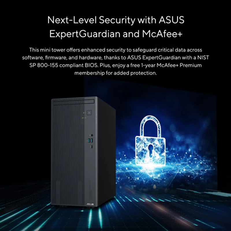 ASUS ExpertCenter P500 Mini Tower Desktop PC (Intel Core i5-13420H/8GB RAM/512GB SSD/Windows 11)