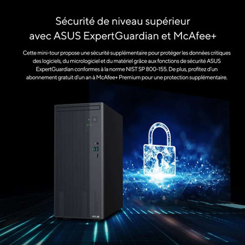 ASUS ExpertCenter P500 Mini Tower Desktop PC (Intel Core i5-13420H/8GB RAM/512GB SSD/Windows 11)