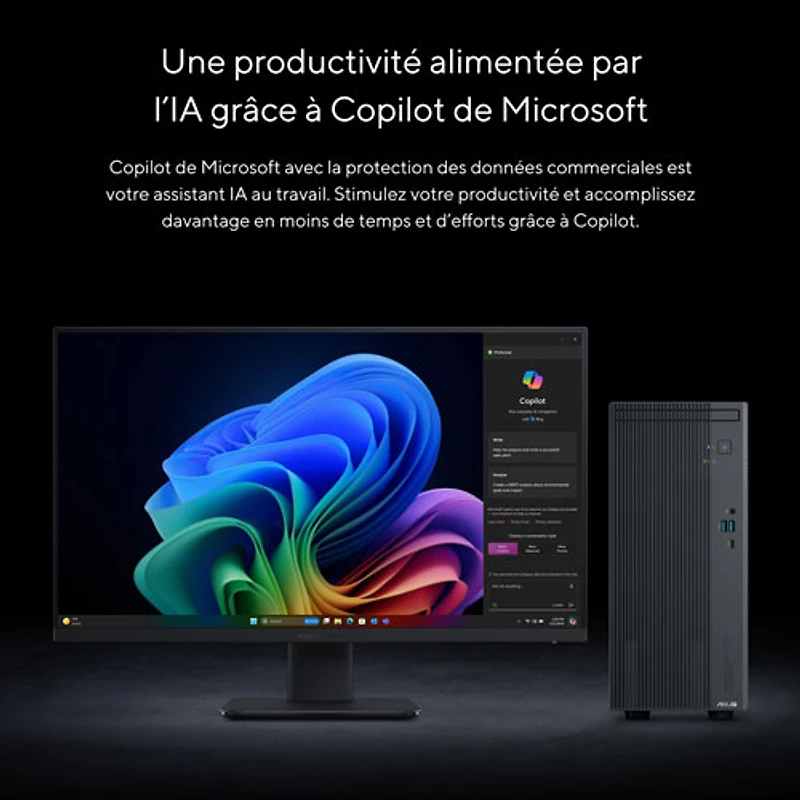 ASUS ExpertCenter P500 Mini Tower Desktop PC (Intel Core i5-13420H/8GB RAM/512GB SSD/Windows 11)