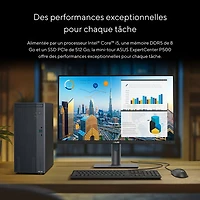 ASUS ExpertCenter P500 Mini Tower Desktop PC (Intel Core i5-13420H/8GB RAM/512GB SSD/Windows 11)