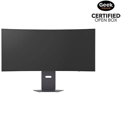 Open Box - LG 39" WQHD 240Hz 0.03ms GTG Curved OLED G-Sync FreeSync Gaming Monitor (39GX900A-B) - Black