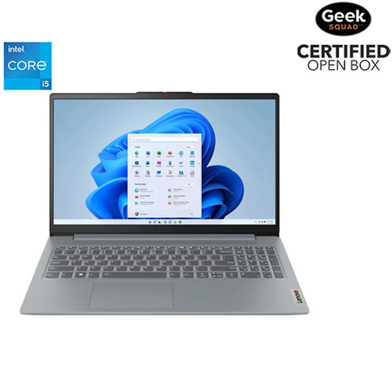 Open Box - Lenovo IdeaPad Slim 3i 15.6" Laptop - Arctic Grey (Intel Core i5-1335U/16GB RAM/512GB SSD/Windows 11)