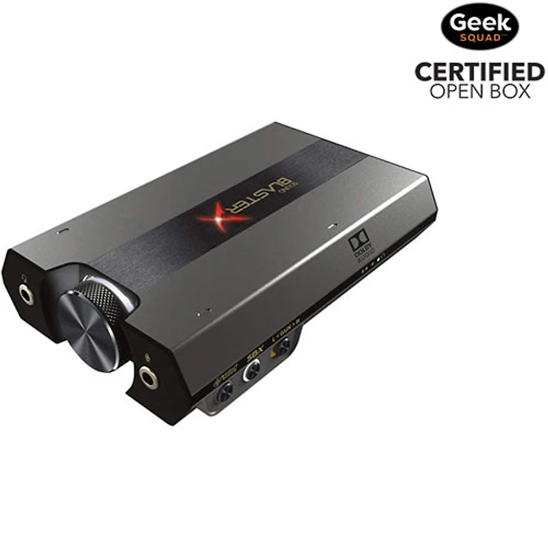 Boîte ouverte - Convertisseur audio externe Sound BlasterX G6