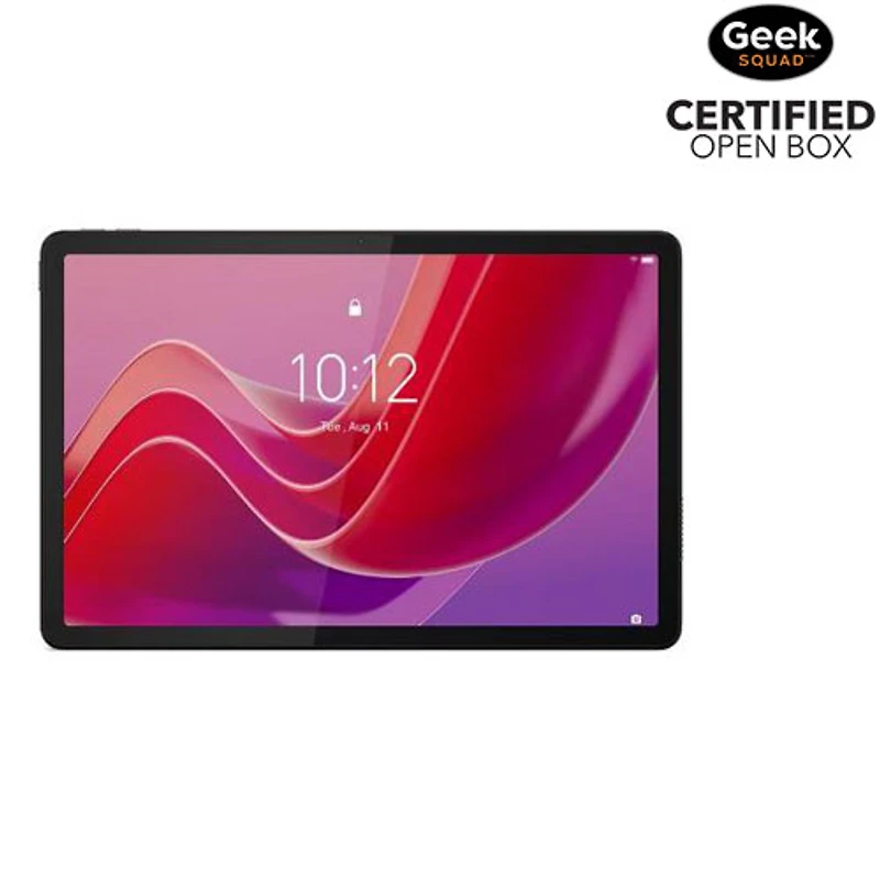 Boîte ouverte - Tablette 11 po 64 Go Android 13 Tab K11 de Lenovo à processeur octocoeur Helio G88 de MediaTek - Gris luna (ZADC0002US)
