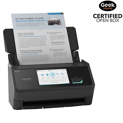 Boîte ouverte - Numériseur de documents ScanSnap iX2500 de Ricoh (PA03860-B005) - Noir