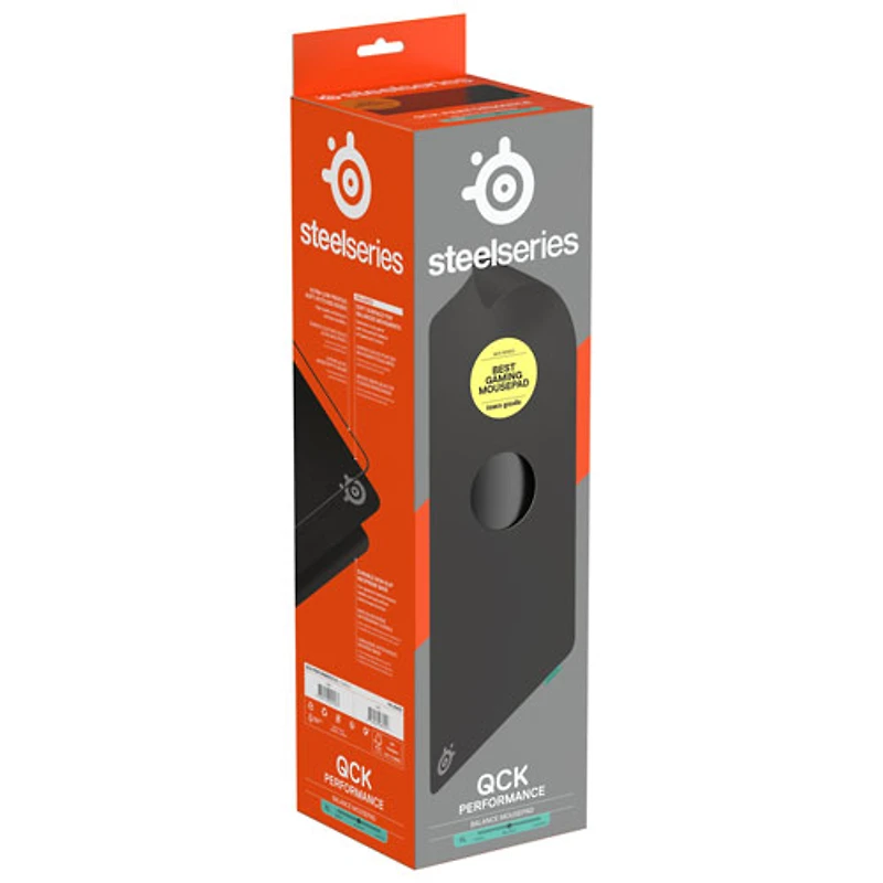 Tapis de souris de jeu Balance QcK Performance de SteelSeries - TG - Noir