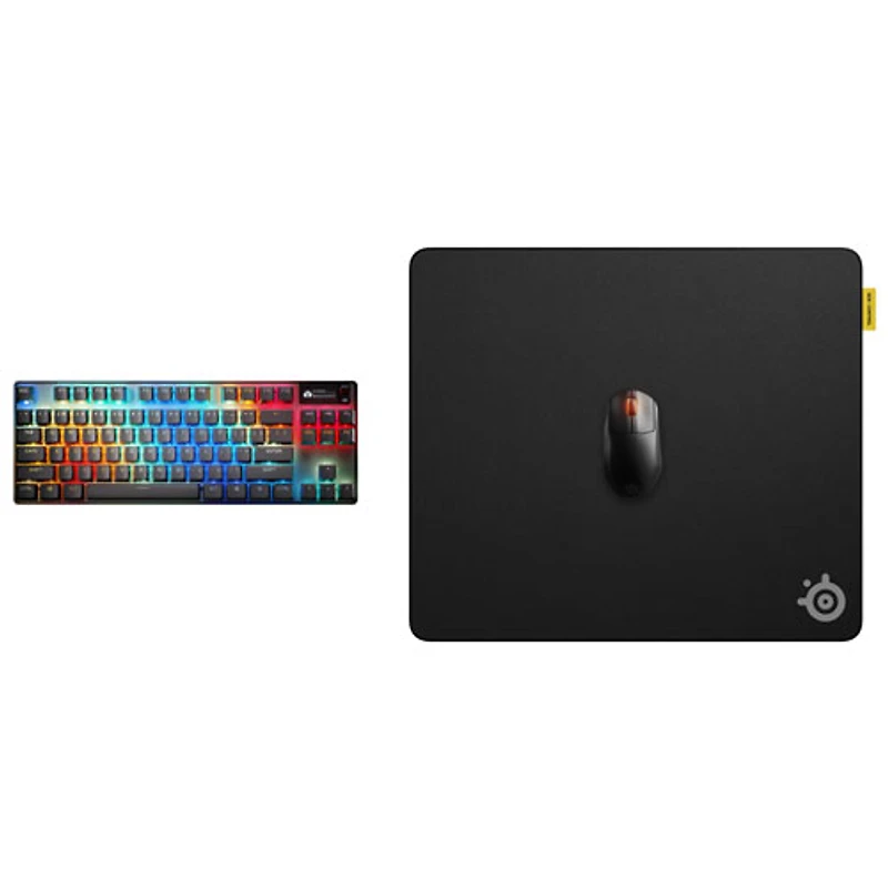 Tapis de souris de jeu Control QcK Performance de SteelSeries - Grand - Noir