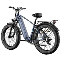 Blutron EB880S Electric Fat Tire City Bike (500W Motor/up to 80km Range/32km/h Top Speed) - Interstellar Blue - Only at Best Buy