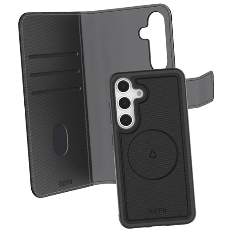 TUFF8 Switch Wallet Case for Galaxy S25 FE - Black