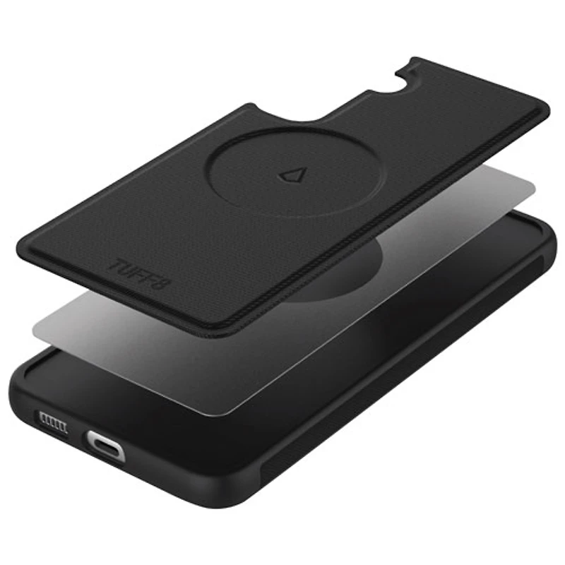 TUFF8 Switch Wallet Case for Galaxy S25 FE - Black