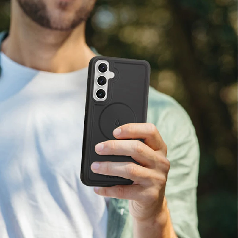 TUFF8 Switch Wallet Case for Galaxy S25 FE - Black