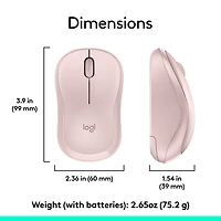 Ensemble clavier et souris sans fil MK270 de Logitech - Rose - Anglais