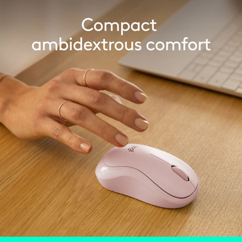 Ensemble clavier et souris sans fil MK270 de Logitech - Rose - Anglais