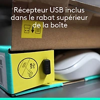 Ensemble clavier et souris sans fil MK270 de Logitech - Blanc - Anglais