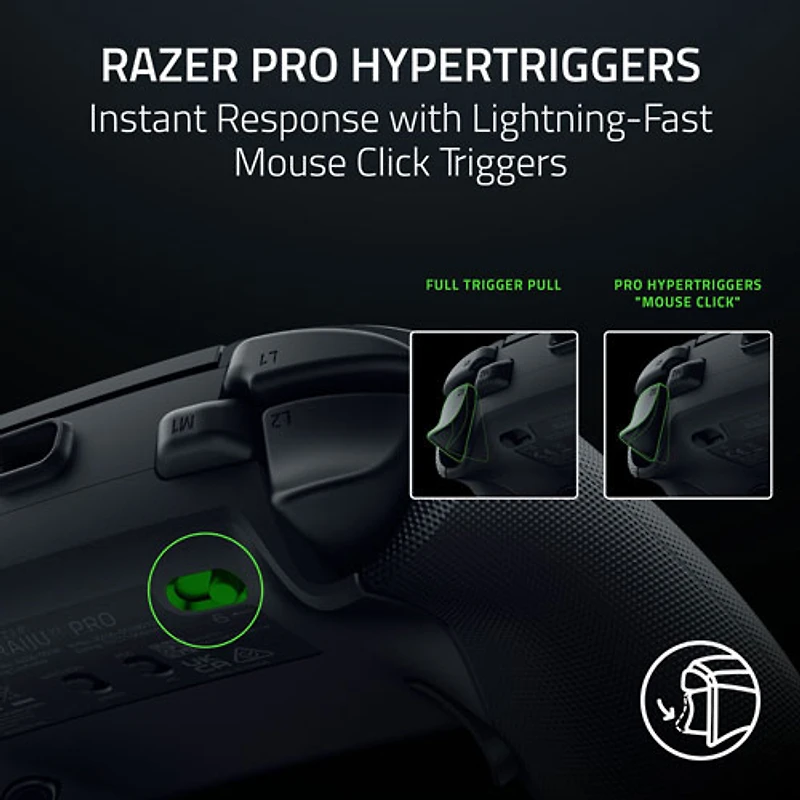 Manette sans fil Raiju V3 Pro de Razer pour PS5/PC - Noir