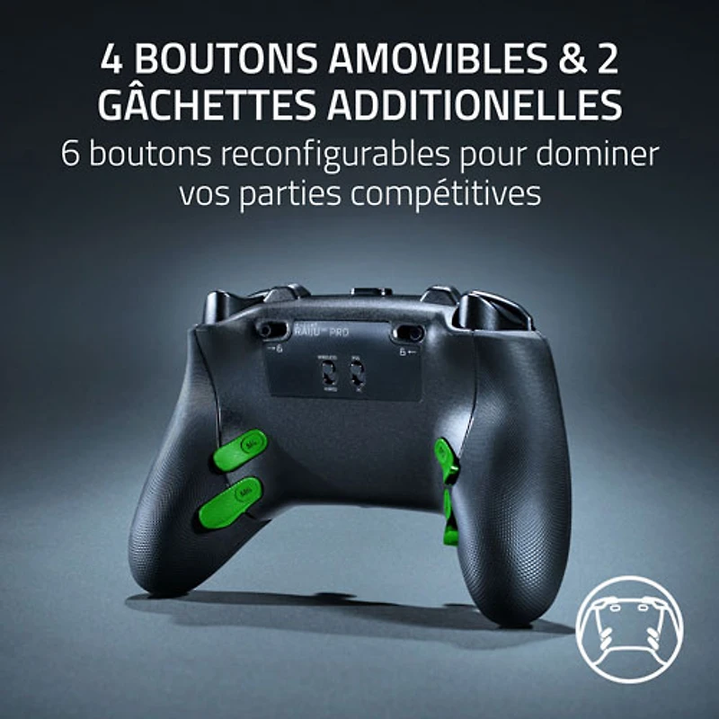 Manette sans fil Raiju V3 Pro de Razer pour PS5/PC - Noir