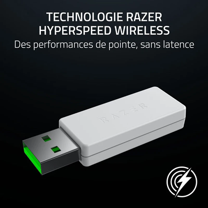 Manette sans fil Raiju V3 Pro de Razer pour PS5/PC - Blanc