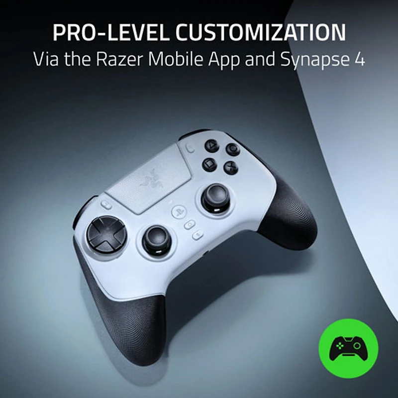 Manette sans fil Raiju V3 Pro de Razer pour PS5/PC - Blanc