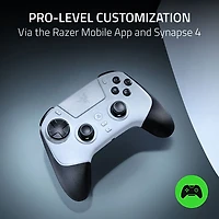 Manette sans fil Raiju V3 Pro de Razer pour PS5/PC - Blanc