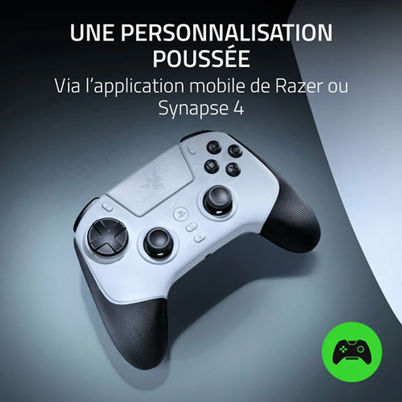 Manette sans fil Raiju V3 Pro de Razer pour PS5/PC - Blanc
