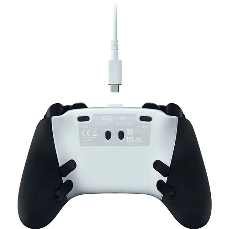 Manette sans fil Raiju V3 Pro de Razer pour PS5/PC - Blanc