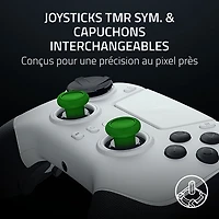 Manette sans fil Raiju V3 Pro de Razer pour PS5/PC - Blanc