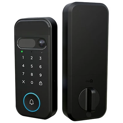 Chamberlain myQ 3-in-1 Video Smart Lock with Key & Biometric Keypad