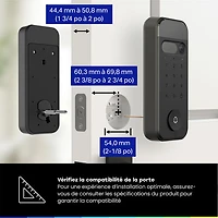 Chamberlain myQ 3-in-1 Video Smart Lock with Key & Biometric Keypad