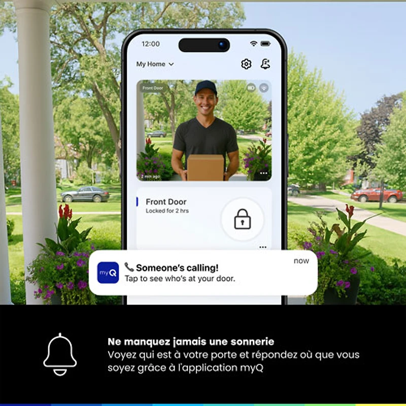 Chamberlain myQ 3-in-1 Video Smart Lock with Key & Biometric Keypad