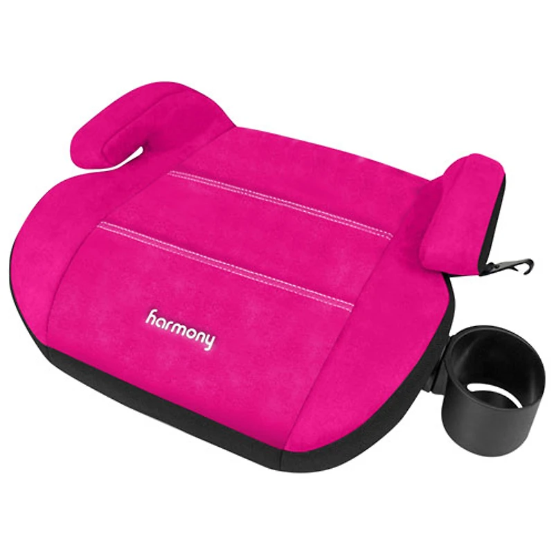 Harmony Youth Booster Elite Backless Booster Car Seat - Pink - 2 Pack
