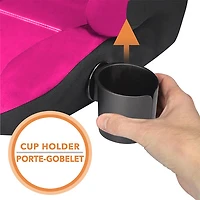 Harmony Youth Booster Elite Backless Booster Car Seat - Pink - 2 Pack