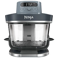 Ninja Crispi Pro 6-in-1 Countertop Glass Air Fryer - 5.7L (6QT) - Cyberspace