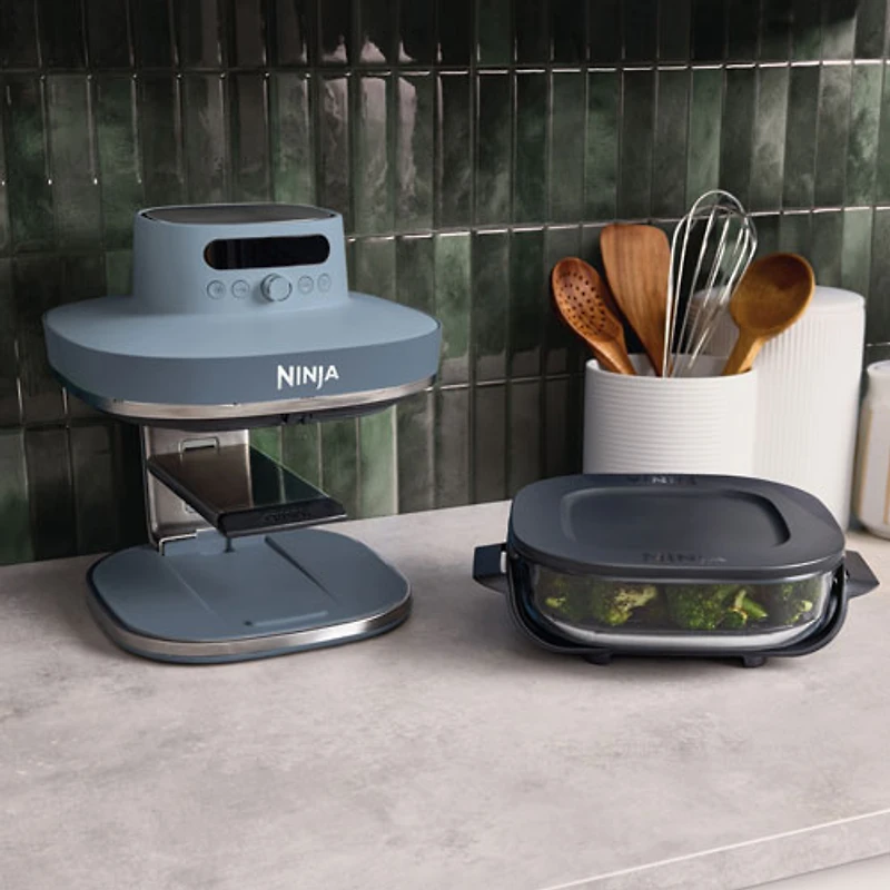 Ninja Crispi Pro 6-in-1 Countertop Glass Air Fryer - 5.7L (6QT) - Cyberspace