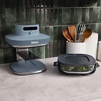 Ninja Crispi Pro 6-in-1 Countertop Glass Air Fryer - 5.7L (6QT) - Cyberspace