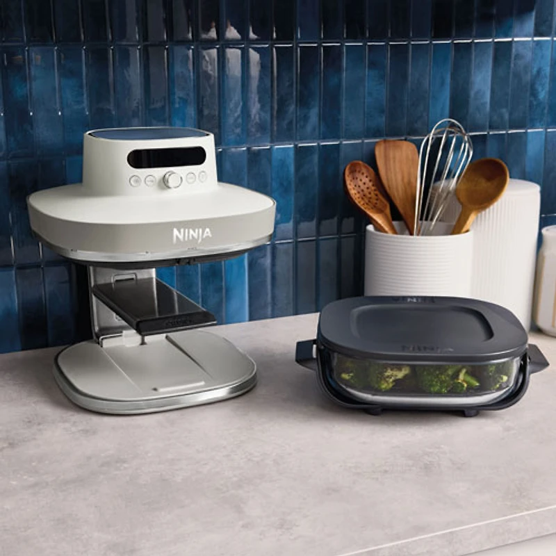 Ninja Crispi Pro 6-in-1 Countertop Glass Air Fryer - 5.7L (6QT) - Bone