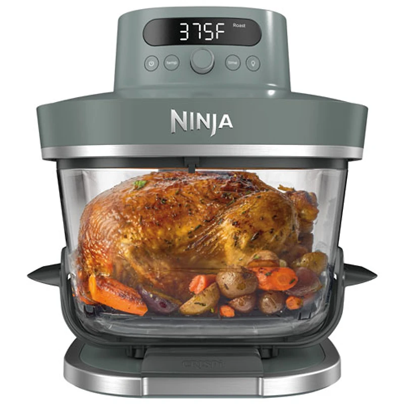 Ninja Crispi Pro 6-in-1 Countertop Glass Air Fryer - 5.7L (6QT) - Ash Grey
