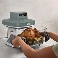 Ninja Crispi Pro 6-in-1 Countertop Glass Air Fryer - 5.7L (6QT) - Ash Grey