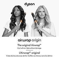 Séchoir coiffant et sèche-cheveux Airwrap Origin de Dyson - Nickel/Cuivre