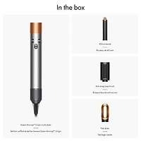 Séchoir coiffant et sèche-cheveux Airwrap Origin de Dyson - Nickel/Cuivre