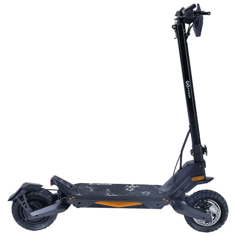 GoPowerBike GoDelta Electric Scooter (1000W Motor / 40km Range / 45km/h Top Speed) - Black