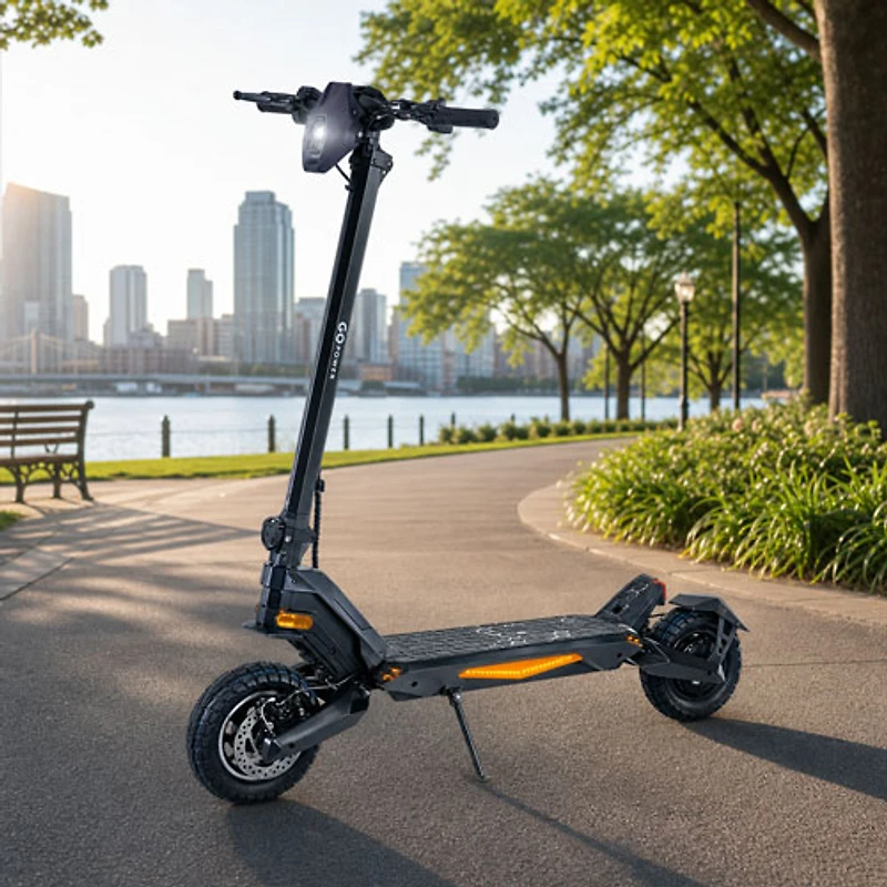 Trottinette électrique GoDelta de GoPowerBike (moteur 1000 W/autonomie 40km/vitesse maximale 45km/h) - Noir