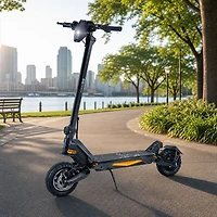 Trottinette électrique GoDelta de GoPowerBike (moteur 1000 W/autonomie 40km/vitesse maximale 45km/h) - Noir
