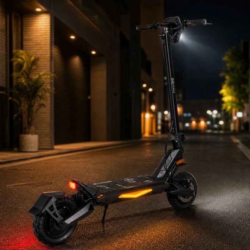 Trottinette électrique GoDelta de GoPowerBike (moteur 1000 W/autonomie 40km/vitesse maximale 45km/h) - Noir