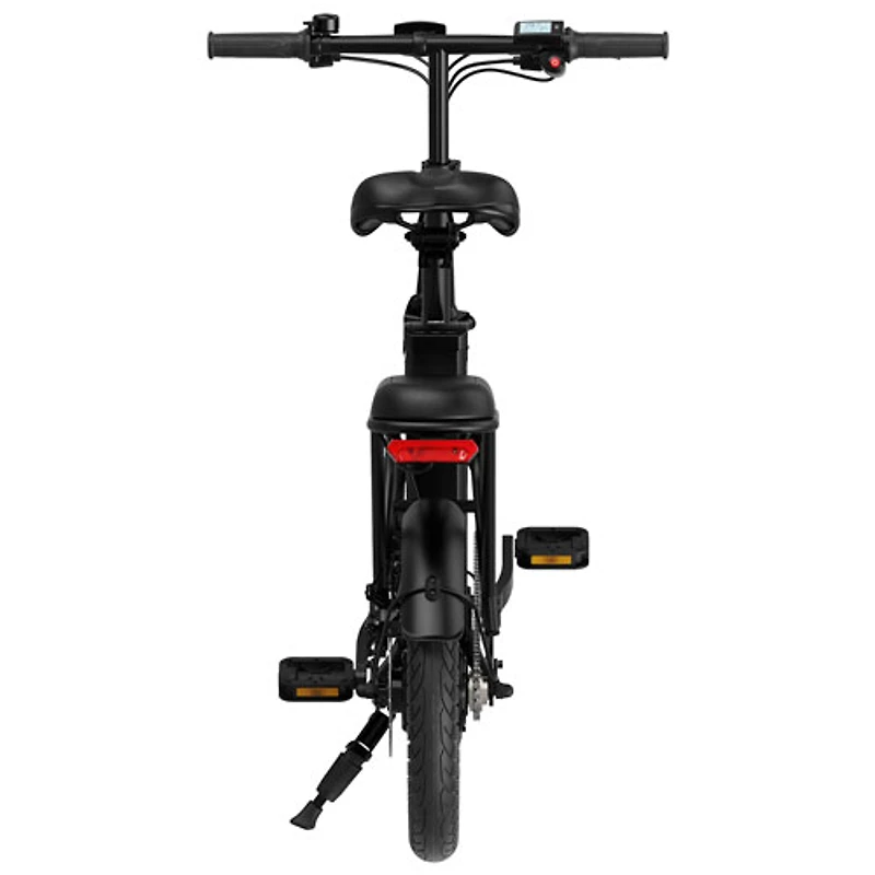 Vélo de ville électrique repliable GoRay de GoPowerBike (moteur 350W/autonomie jusqu'à 30,6km/vitesse maximale 32 km/h) - Noir