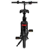 Vélo de ville électrique repliable GoRay de GoPowerBike (moteur 350W/autonomie jusqu'à 30,6km/vitesse maximale 32 km/h) - Noir