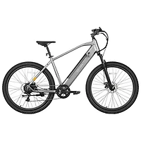 Vélo de ville électrique GoScout de GoPowerBike (moteur 500 W/autonomie jusqu'à 72 km/vitesse maximale 32 km/h) - Argenté