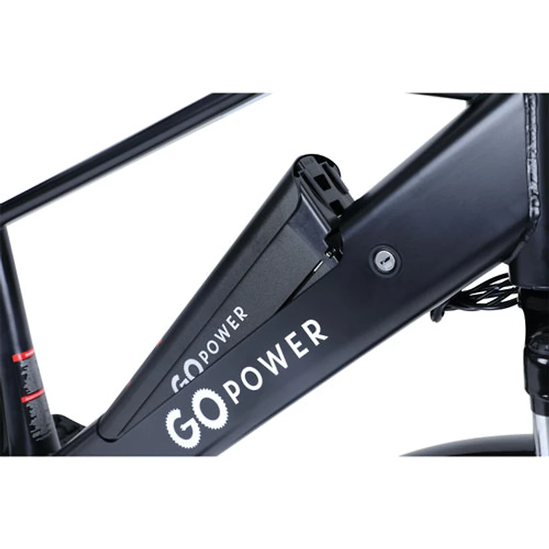 GoPowerBike GoScout Electric City Bike (500W Motor / up to 72km Range / 32 km/h) - Silver