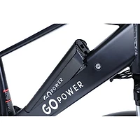 GoPowerBike GoScout Electric City Bike (500W Motor / up to 72km Range / 32 km/h) - Silver