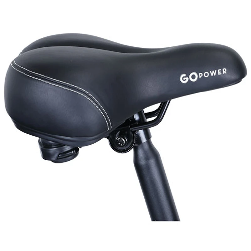 GoPowerBike GoScout Electric City Bike (500W Motor / up to 72km Range / 32 km/h) - Silver